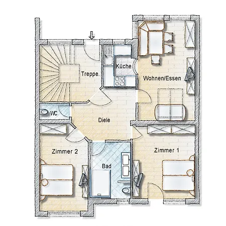Appartement Appartmenthaus Dekupi's